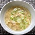お料理ニャロメ's cooksnap of when they made チキンのふわふわ✨かきたま汁.