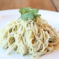 Burky's cooksnap of when they made ☆バジル豆乳クリームパスタ☆.