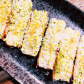 kinniko's cooksnap of when they made おひとりさまのちくわで簡単おつまみ⑪.