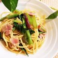 ゆるмαмα's cooksnap of when they made 豚肉と小松菜の和風バター醤油パスタ.