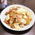 居酒屋まるみ's cooksnap of when they made 〖ヘルシー♪オイスターソース焼きそば〗.