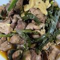 momonaomam's cooksnap of when they made 鶏レバニラ炒め.