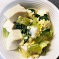 ああっzくmああま's cooksnap of when they made 青梗菜と豆腐かき玉の中華煮.