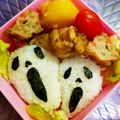 たにたーに's cooksnap of when they made スクリーム おにぎり キャラ弁♪♪.