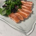 うったん510's cooksnap of when they made 炙りサーモンのカルパッチョサラダ.