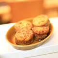 ぽっぽぺぺ's cooksnap of when they made 蓮根の豚ひき肉はさみ焼き.