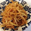 はなはなみなみ's cooksnap of when they made だいこん皮・にんじんのきんぴら.