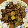 なの＠ママ's cooksnap of when they made ズッキーニと豚バラの甘辛炒め。簡単！.