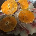 葉月優希's cooksnap of when they made カンパチのカルパッチョオレンジ風.
