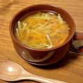 まなポコ's cooksnap of when they made ☆すぐできる！ニンジンとエノキのスープ☆.