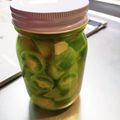 アロ～ハ！'s cooksnap of when they made 青トマト・らっきょう酢ピクルス.