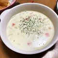 yamahyu's cooksnap of when they made 簡単♪我が家のクラムチャウダー.