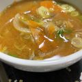 Faiza's cooksnap of when they made 鯖の水煮缶のお味噌汁.