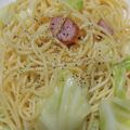 mikity0426's cooksnap of when they made 【話題入り】キャベツとウインナーのパスタ.