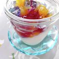 umi☆neco's cooksnap of when they made バタフライピーとミルクの♡フルーツゼリー.