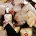 シネマコスモ's cooksnap of when they made 茄子とこんにゃくのピリ辛炒め.