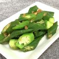 きっかママ's cooksnap of when they made オクラのガーリックバター.