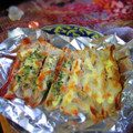 haruku221's cooksnap of when they made ちくわの３種ツナマヨチーズ焼き.