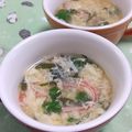 赤い電話's cooksnap of when they made 簡単♪カニカマでカニ玉スープ.