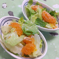 赤い電話's cooksnap of when they made レタスとみかんのウマウマサラダ☆.