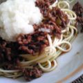 momo-foo's cooksnap of when they made 牛肉みぞれ冷製パスタ.