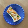 0_maru's cooksnap of when they made トーストバリエ＊柿とチーズのトースト.