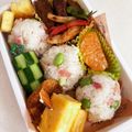 kpえもん♪'s cooksnap of when they made ベーコンと枝豆チーズ☆オイルおにぎり.