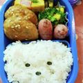 4児男子母さんの台所's cooksnap of when they made すみっコぐらし 弁当 キャラ弁 簡単.