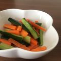 PAM's cooksnap of when they made 塩麹できゅうりと人参の漬物.