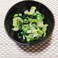 ﾁｲﾁｬﾝﾏﾏ's cooksnap of when they made すぐ出来る☆青菜と白菜の浅漬け風お浸し.
