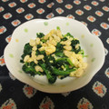龍青空ママ's cooksnap of when they made ほうれん草の麺つゆ和え☆天かす炒り卵♪.