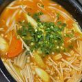 y_u♡'s cooksnap of when they made 素なしで！簡単美味しい味噌キムチ鍋♡.