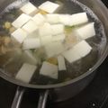 葉月優希's cooksnap of when they made コーン・卵の中華スープに豆腐プラス！.