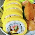 タロクン's cooksnap of when they made 玉子巻き寿司（太巻き）♪.
