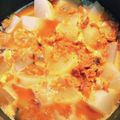 あたしあ's cooksnap of when they made 大根とサバ味噌缶の煮物.