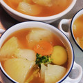 fujika428's cooksnap of when they made 玉ねぎ丸ごとスープ　簡単コンソメだけ.