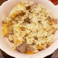 yurikomito's cooksnap of when they made 『幼児食』超ラク炊き込みご飯.