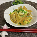 へい♡ゆー♡'s cooksnap of when they made 薄揚げとごぼうの卵とじ＊丼にも.