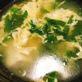 Rika☆Rin's cooksnap of when they made ３分で激ウマ♪セロリの葉の中華スープ.