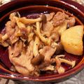 ムニェキータ's cooksnap of when they made 10分以下☆豚肉と長芋のにんにく醤油炒め.