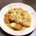 居酒屋まるみ's cooksnap of when they made 厚揚げで　シンプル☆ネギ炒め.