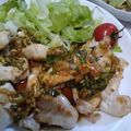 pepepensan's cooksnap of when they made 劇的柔らかさ！揚げない鶏むね油淋鶏.