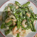 クック9P6O5D☆'s cooksnap of when they made 腸活♡えびといんげんのマヨ炒め.