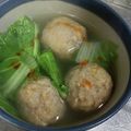 まゆみきママ's cooksnap of when they made 簡単、シンプル 白菜と肉団子のスープ.