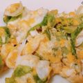 クックS5N2AF☆'s cooksnap of when they made ベーコンとほうれん草の卵マヨ炒め.