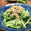 Superlittleboo's cooksnap of when they made レンジで簡単！水菜と韓国のりのナムル.