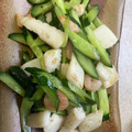 まーちゃんちさん's cooksnap of when they made ミックスシーフードときゅうりの中華炒め.