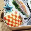 ゆぅまろちゃん's cooksnap of when they made 弁当キャラ弁▷りんご皮むき飾り切り.