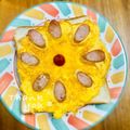 ねっちゃんっ's cooksnap of when they made お花みたい♪簡単ソーセージエッグパン.
