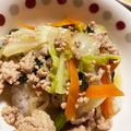 あたむ❤189's cooksnap of when they made 簡単丼♡ランチ♡豚挽肉と野菜のあんかけ丼.